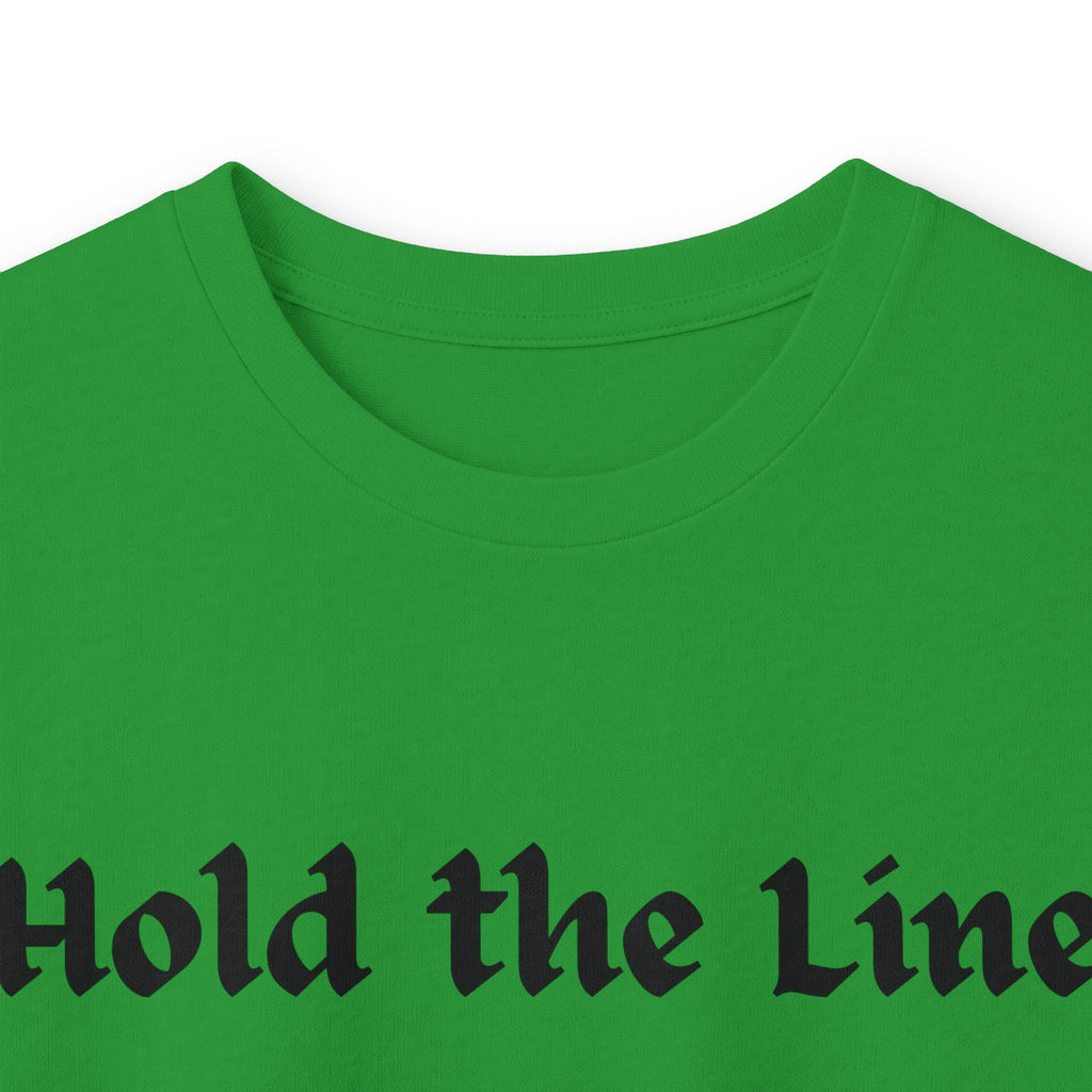 Hold the Line Long Sleeve Tee — D Line Dad Football Jersey Number 22