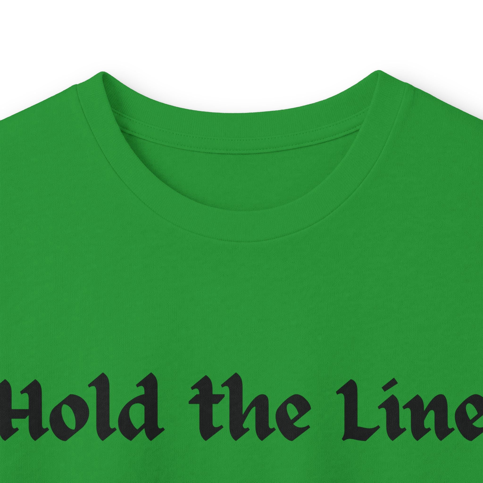 Hold the Line Long Sleeve Tee — D Line Dad Football Jersey Number 22
