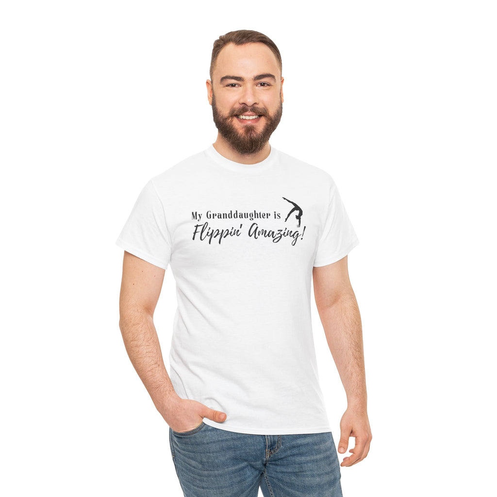Granddaughter Gymnast T‑Shirt — “My Granddaughter is Flippin’ Amazing!”