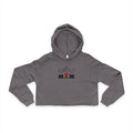 Football Mom Cropped Hoodie — Athletic Crop with Custom Jersey Number