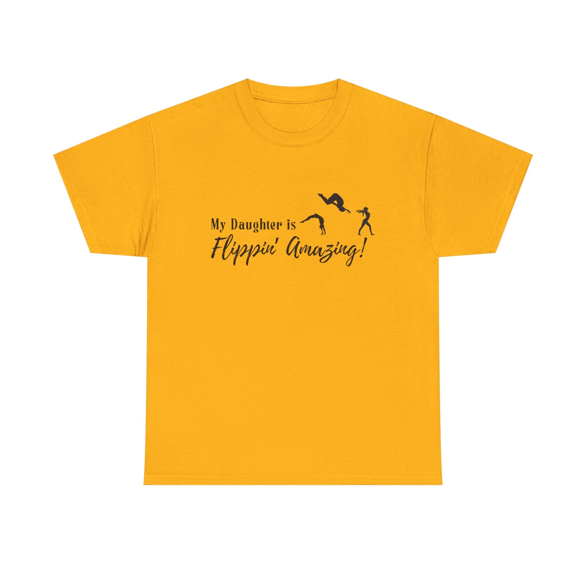 Gymnastics Tee - "My Daughter is Flippin' Amazing!" Athletic T-Shirt