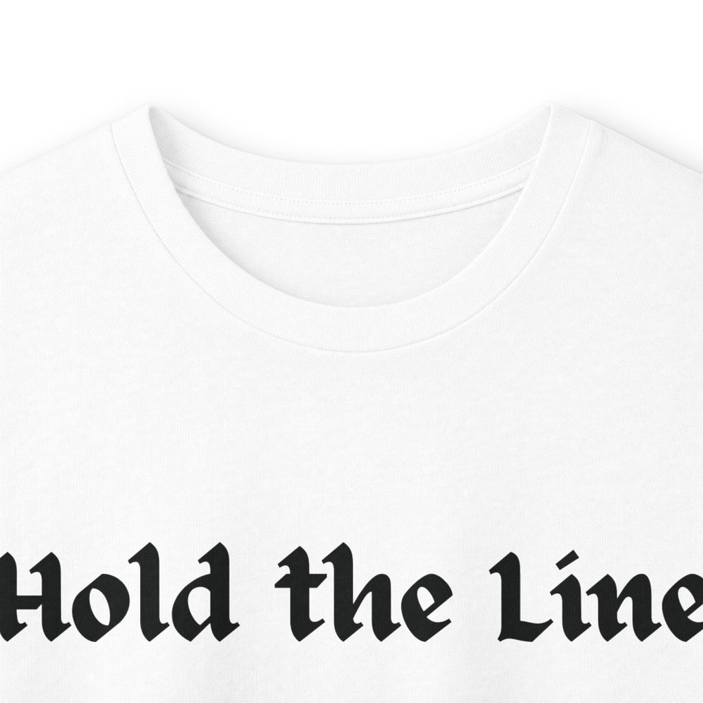 Hold the Line Long Sleeve Tee — D Line Dad Football Jersey Number 22