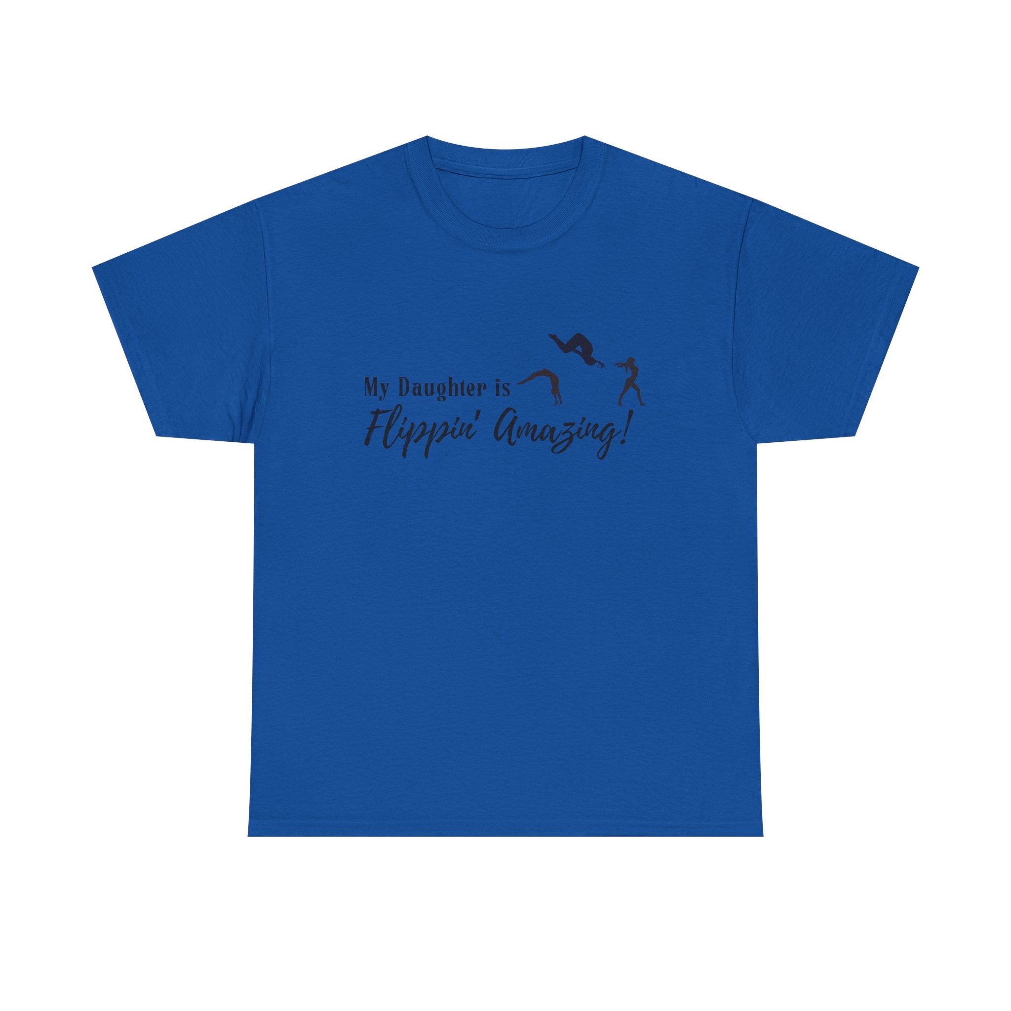 Gymnastics Tee - "My Daughter is Flippin' Amazing!" Athletic T-Shirt