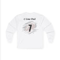 Move the Line Long Sleeve Tee — "O Line Dad" Football Jersey Tee