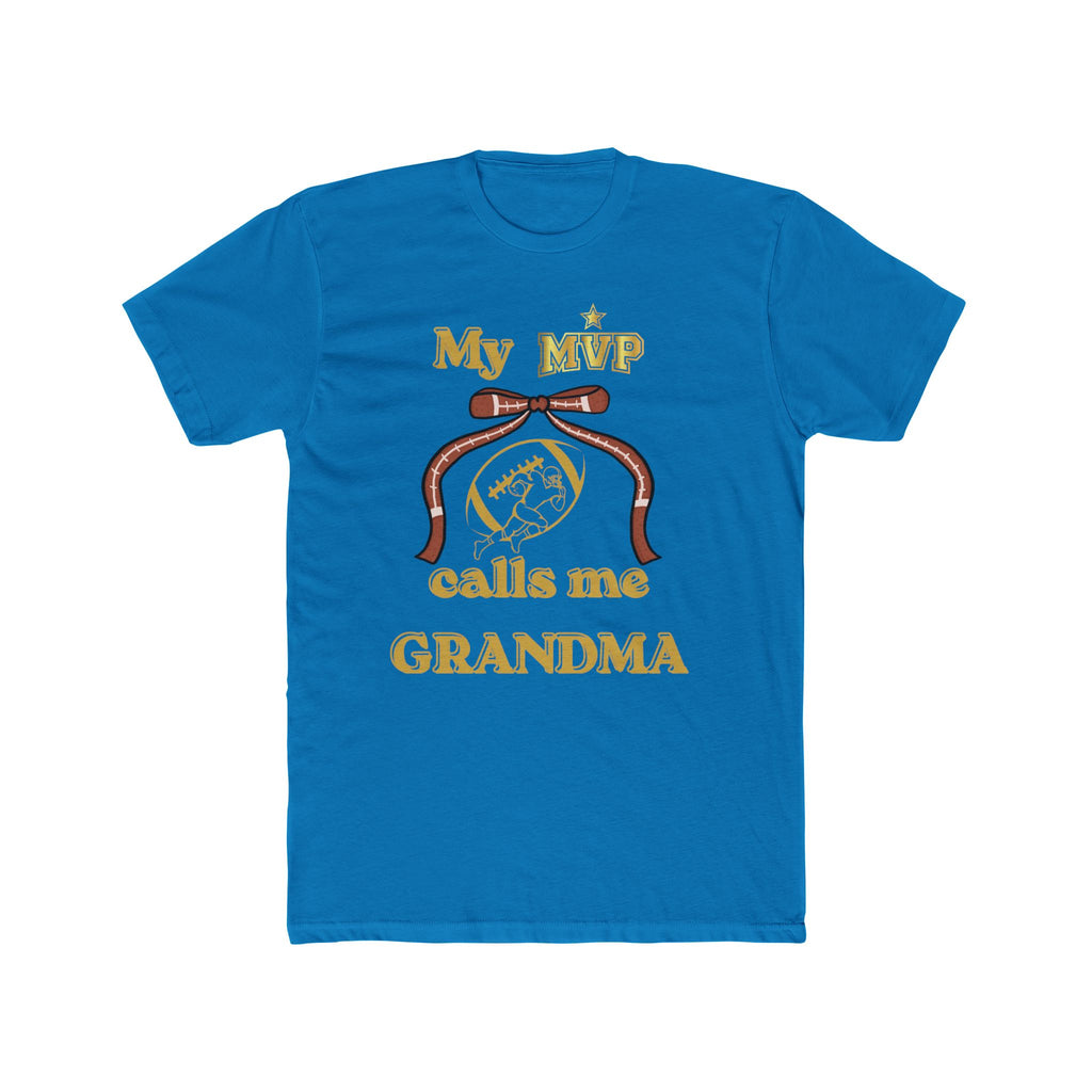 Grandma Tee — "My MVP Calls Me Grandma" Vintage Ribbon Design