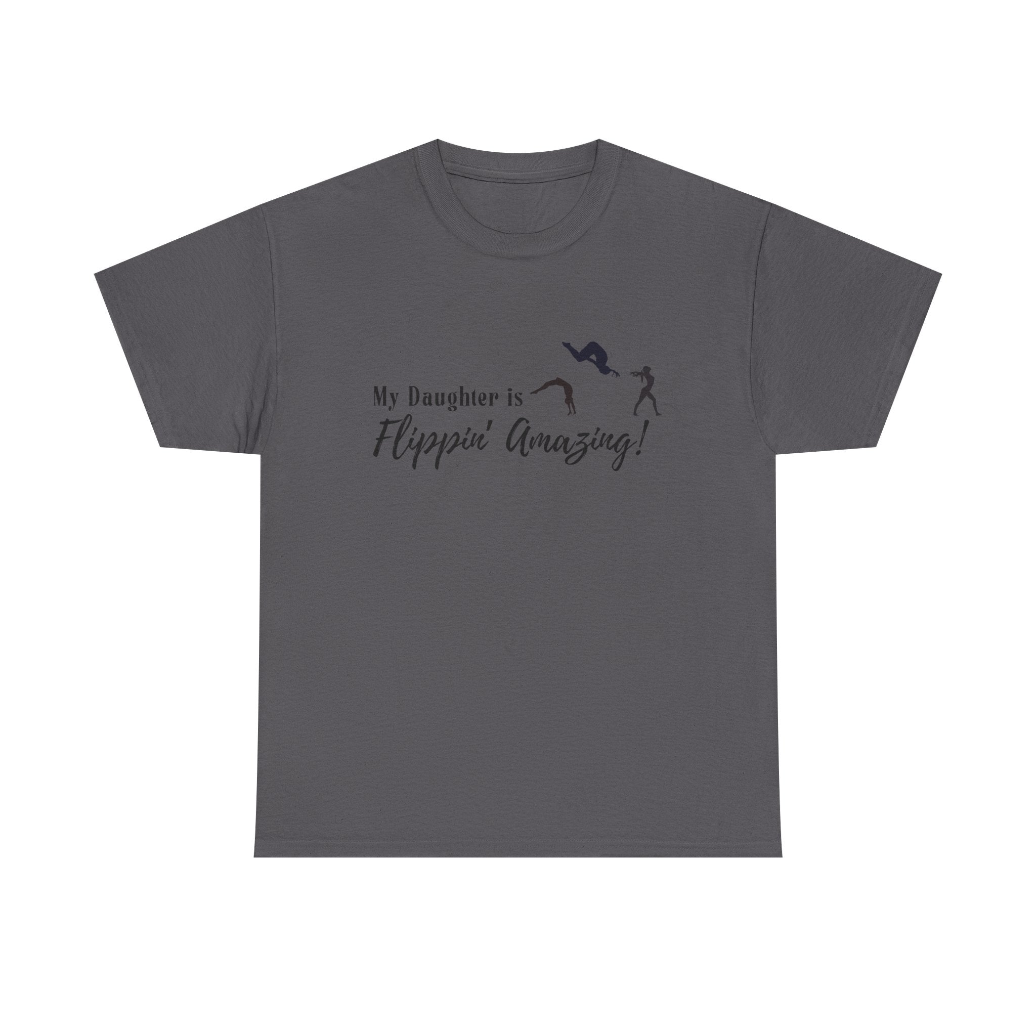 Gymnastics Tee - "My Daughter is Flippin' Amazing!" Athletic T-Shirt
