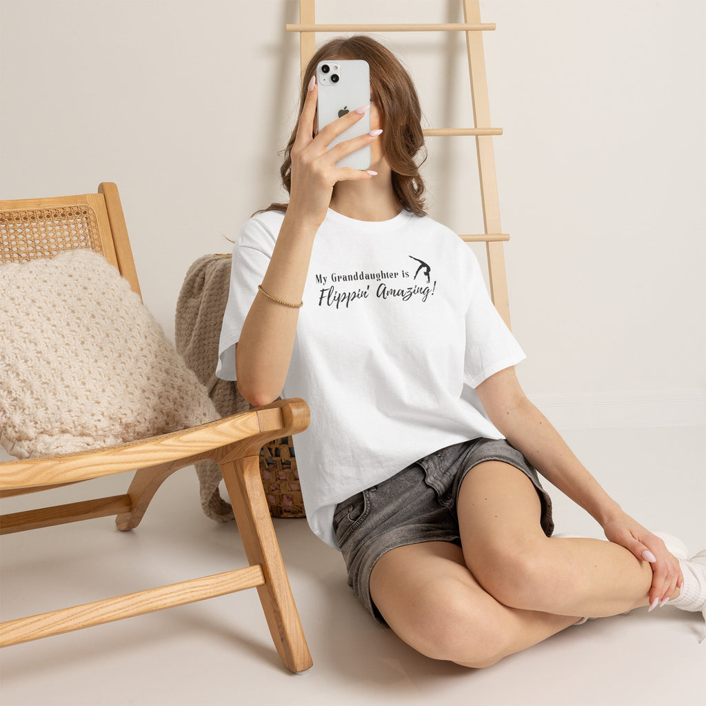 Granddaughter Gymnast T‑Shirt — “My Granddaughter is Flippin’ Amazing!”