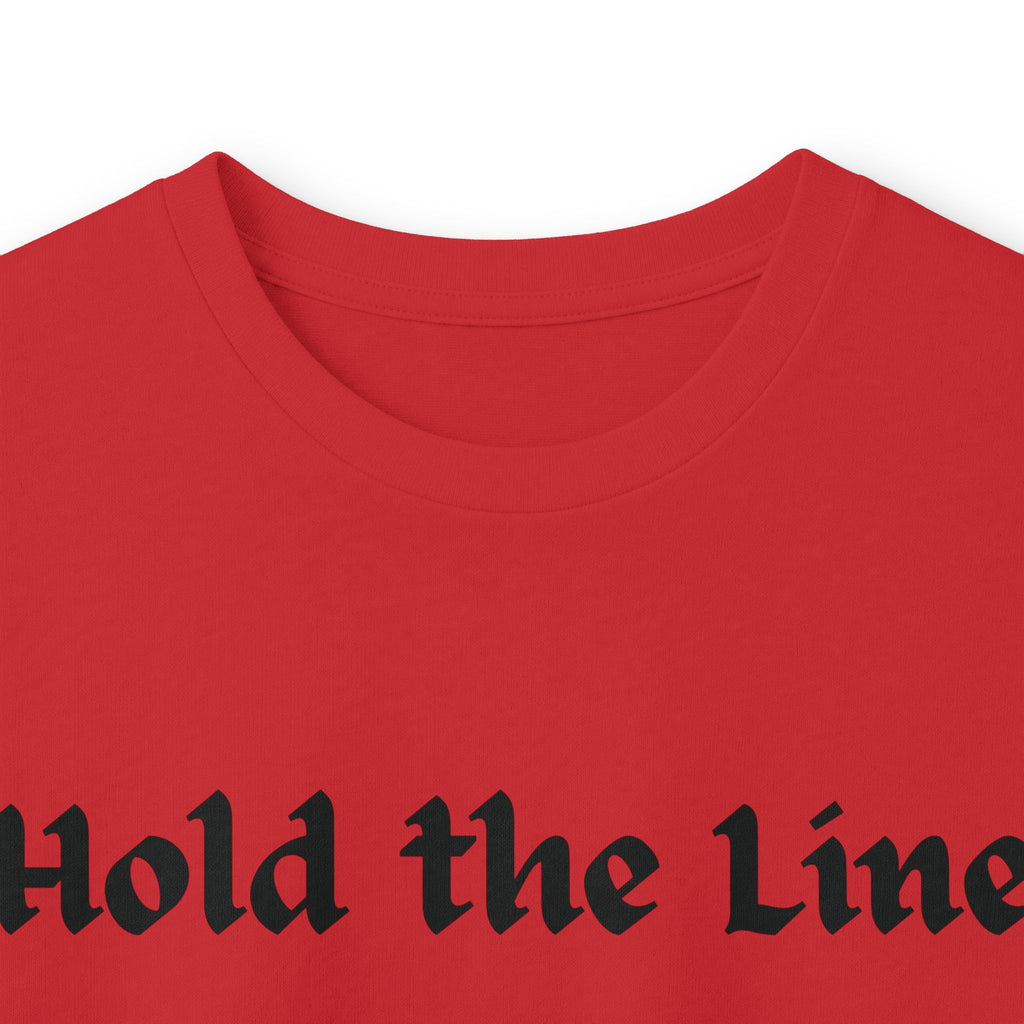 Hold the Line Long Sleeve Tee — D Line Dad Football Jersey Number 22