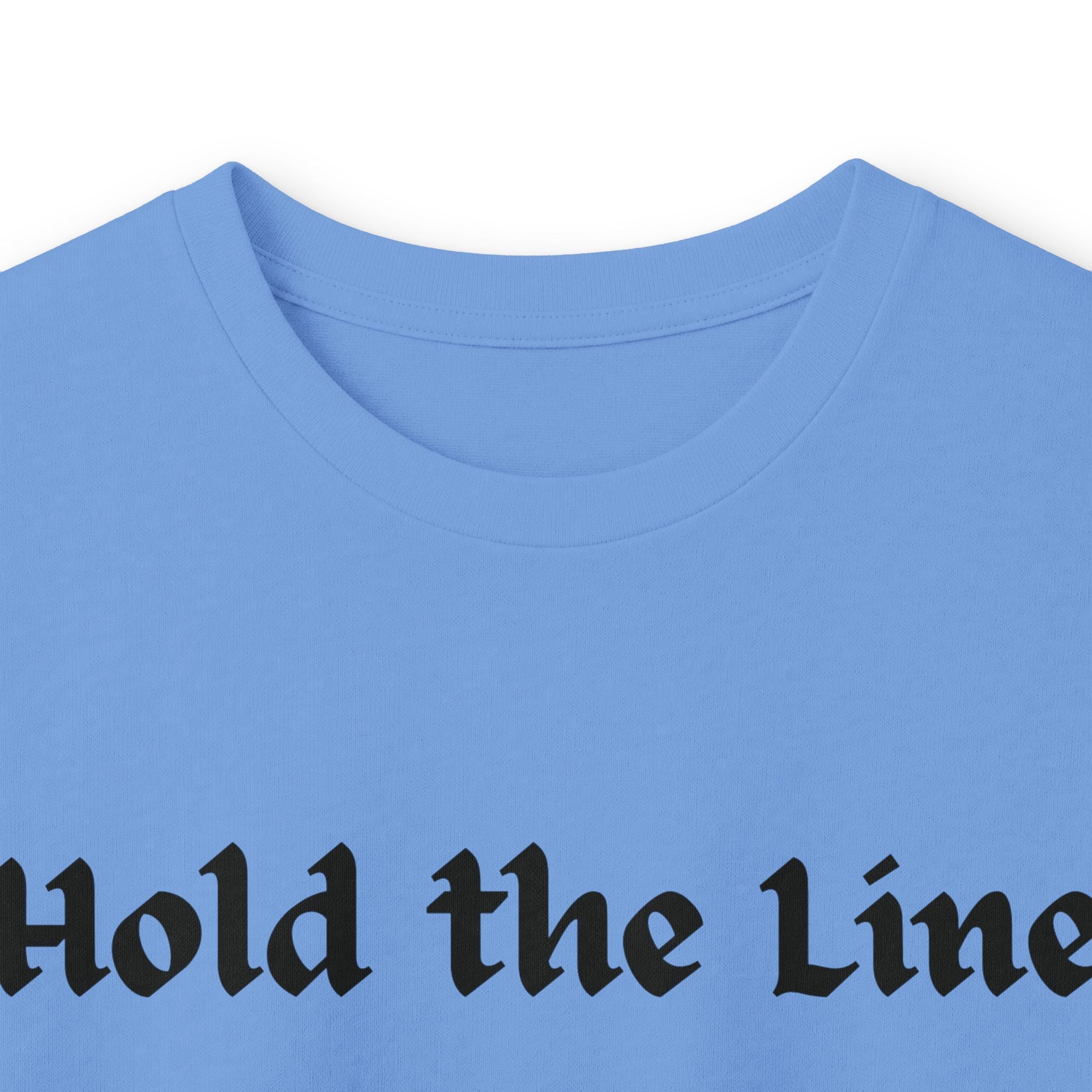 Hold the Line Long Sleeve Tee — D Line Dad Football Jersey Number 22