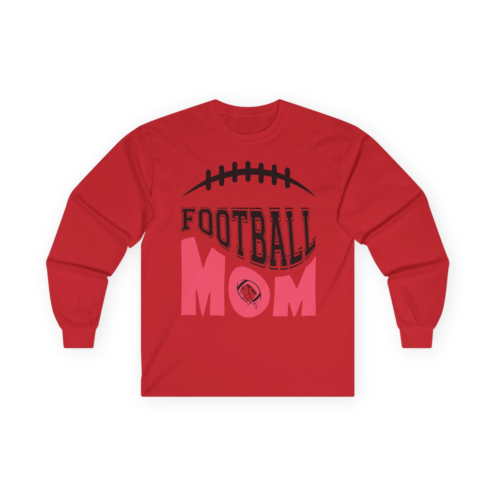 Football Mom- Unisex Ultra Cotton Long Sleeve Tee