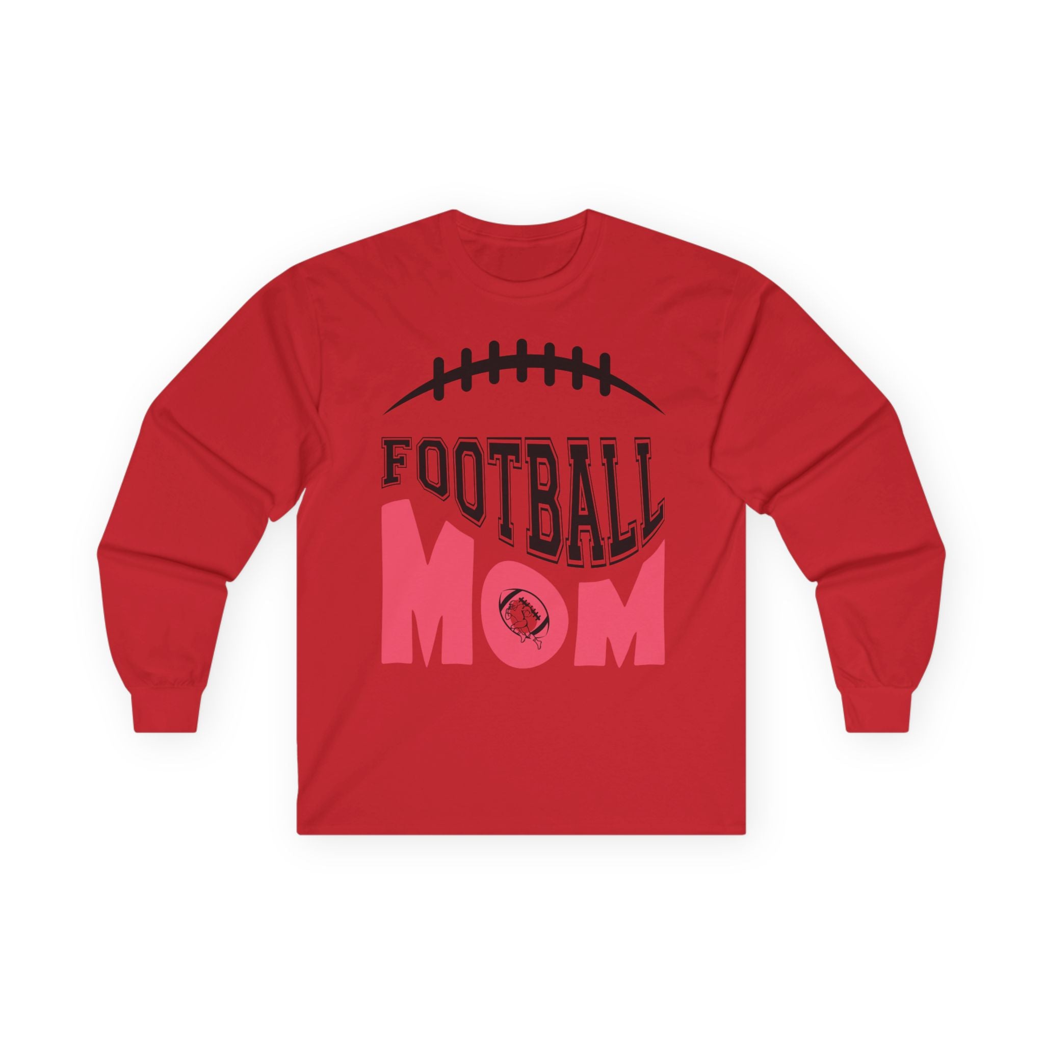 Football Mom- Unisex Ultra Cotton Long Sleeve Tee