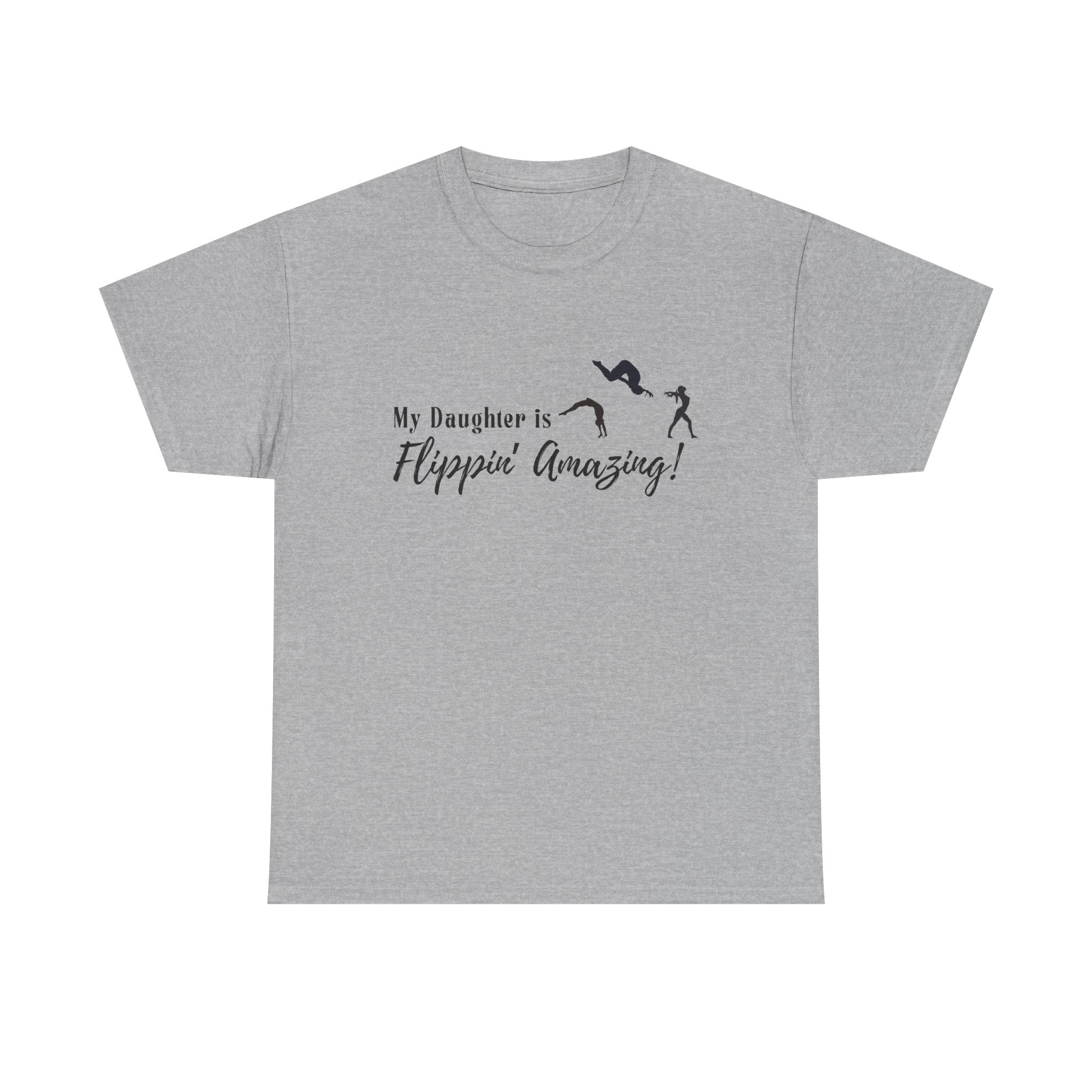 Gymnastics Tee - "My Daughter is Flippin' Amazing!" Athletic T-Shirt