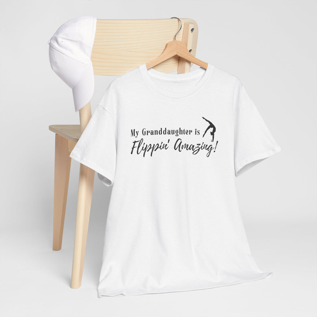 Granddaughter Gymnast T‑Shirt — “My Granddaughter is Flippin’ Amazing!”