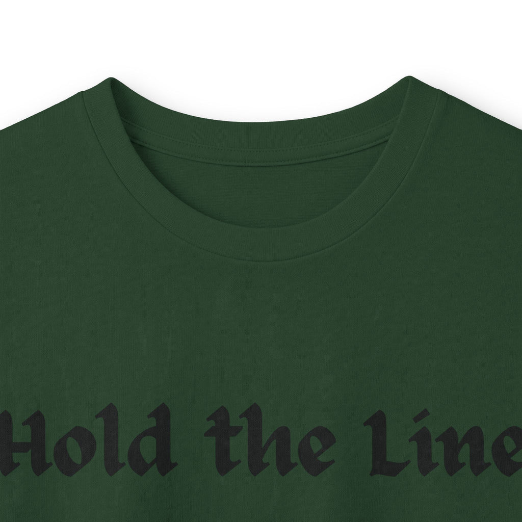 Hold the Line Long Sleeve Tee — D Line Dad Football Jersey Number 22