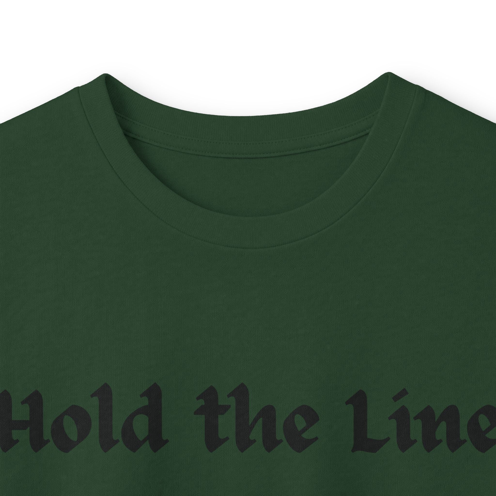 Hold the Line Long Sleeve Tee — D Line Dad Football Jersey Number 22