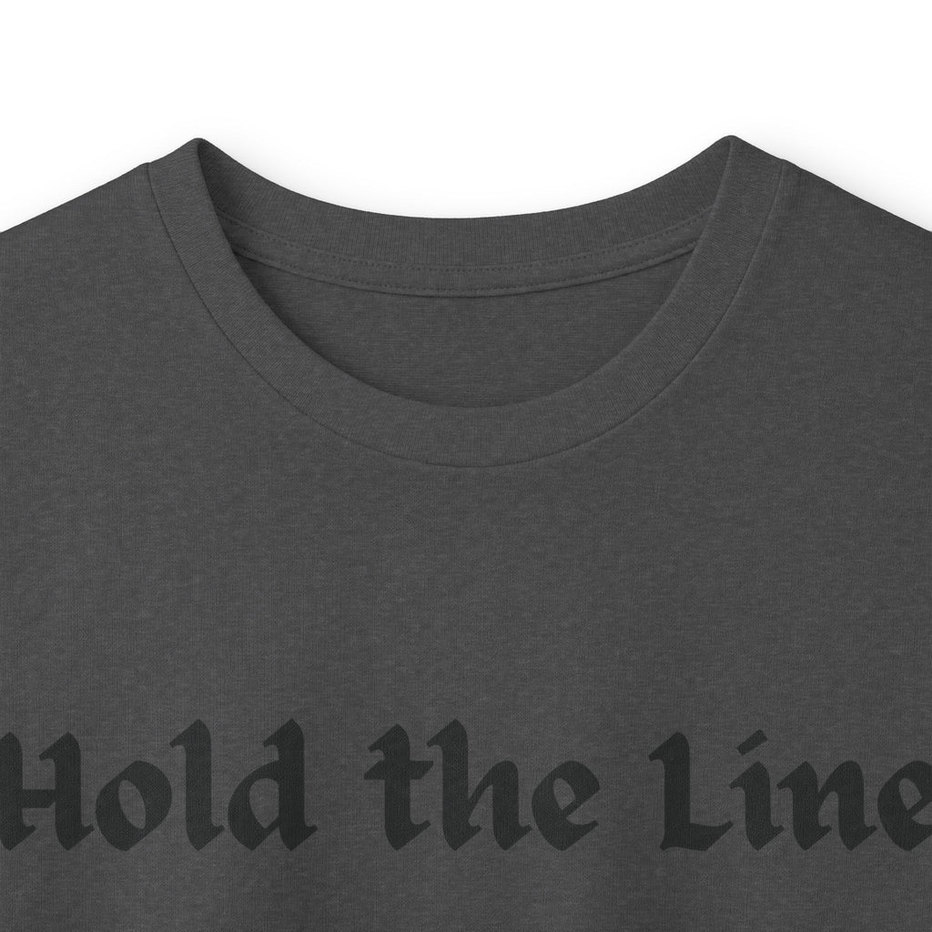 Hold the Line Long Sleeve Tee — D Line Dad Football Jersey Number 22