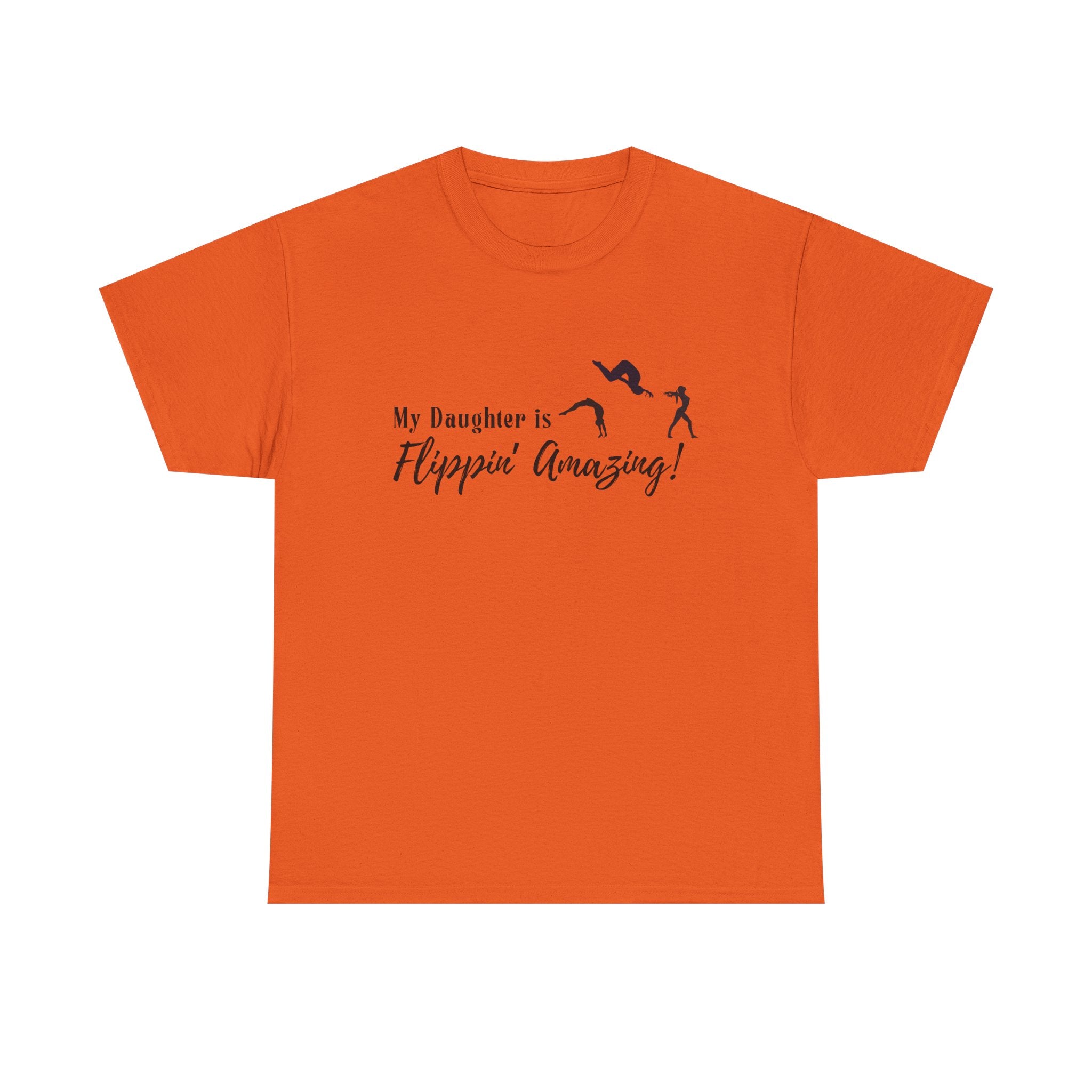 Gymnastics Tee - "My Daughter is Flippin' Amazing!" Athletic T-Shirt